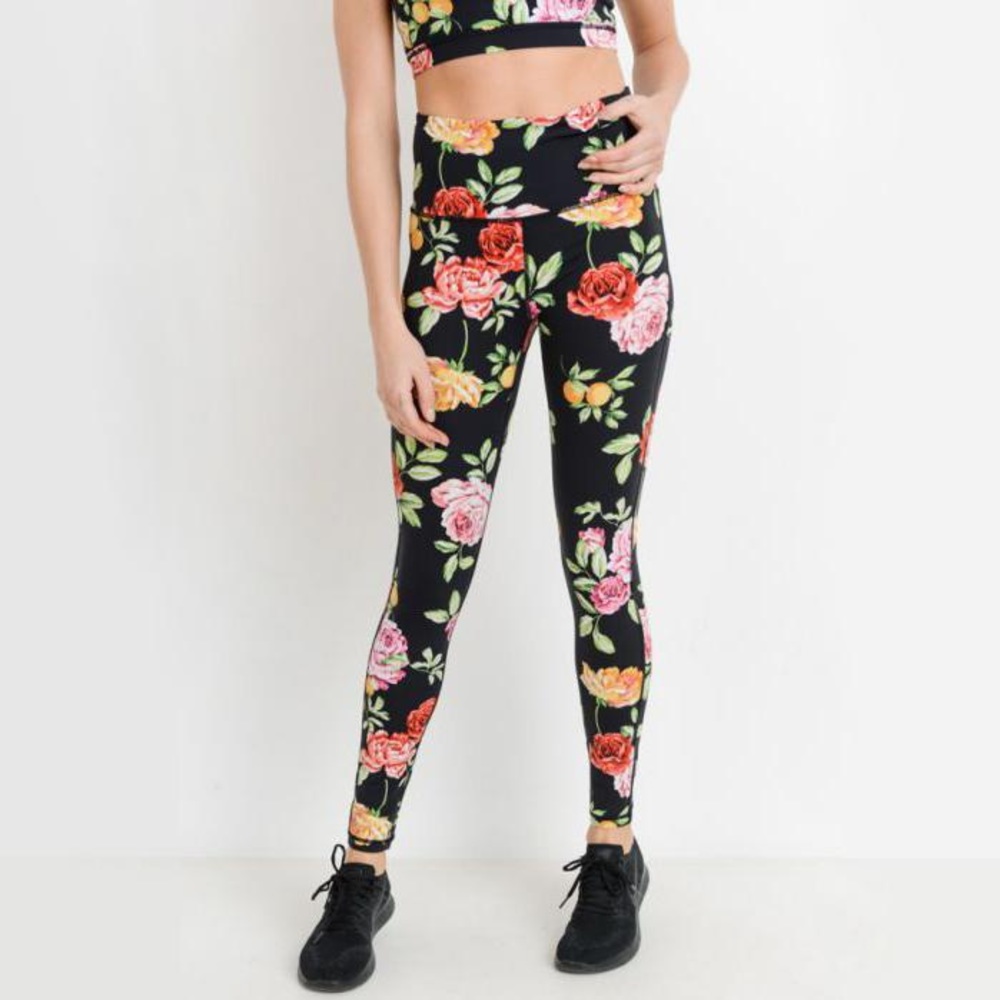Floral High Waist Legging